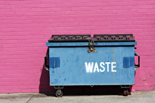 Secure skip hire containers available in Vauxhall